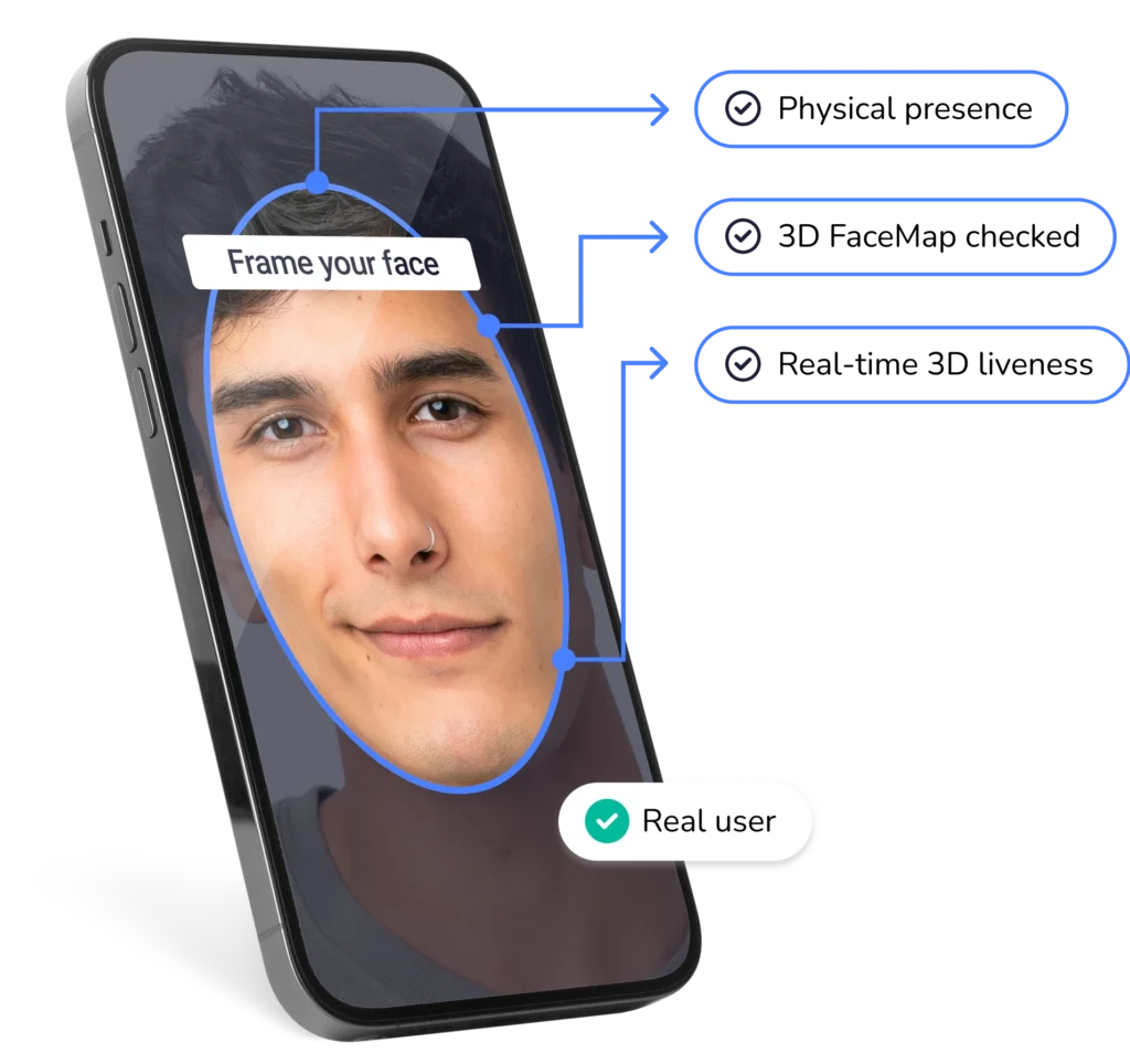 3D minai mobile face liveness detection sdk