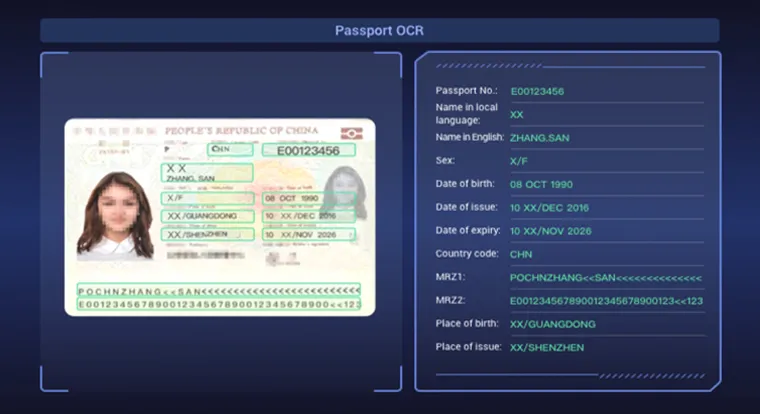 miniai id document verification server sdk result